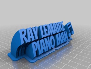 ray nota office personalizzato 3d print model - Mito3D