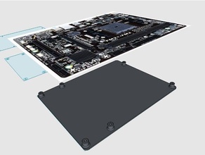 matx motherboard mounting plate computer atx mount case template 3d print model - Mito3D