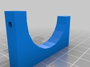 meine angepasste parametrische Wand Haken Haushalt versorgt 3d print model - Mito3D