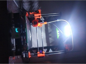 prusa acier kasa tepe led aydnlatma 3d de l'imprimante accessoires 3d print model - Mito3D