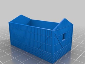 my customized minirailway warehouse hobby 3d print model - Mito3D