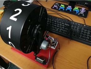 filament spool clock diy 3d print model - Mito3D