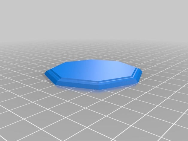 octagon base games customized 3D print model - Mito3D