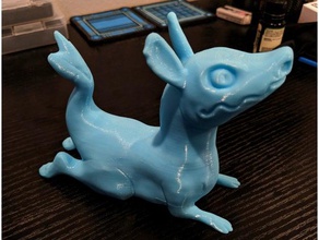 kleinen Schreibtisch Drachen Skulpturen Kreatur fantasy Eidechse monster scalie 3d print model - Mito3D