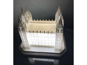 salt lake city Tapınağı iç aydınlatma remix heykeller kilise lds mormon 3d print model - Mito3D