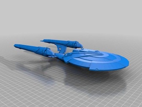 star trek federation noble class 3d printing 3d print model - Mito3D