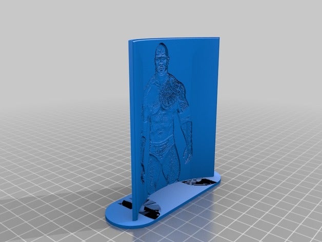 dwayne johnson arredamento lithophane 3D print model - Mito3D