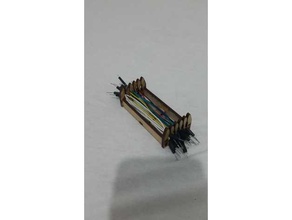 jumper organizer electronics jumperwire lasercut mdf 3d print model - Mito3D