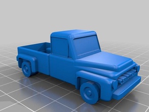 red truck 59 3d printing 3d print model - Mito3D