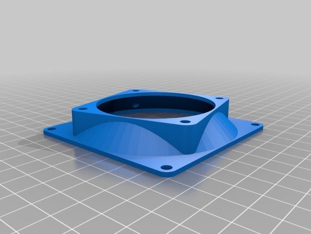 60mm 80mm fan de l'adaptateur l'électronique personnalisé 3D print model - Mito3D