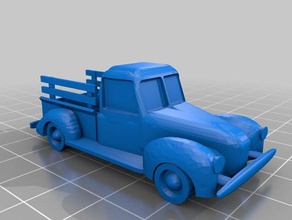 kırmızı kamyon 1934 3 d baskı 3d print model - Mito3D