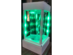 su girdap lamba dekor vurgu aydınlatması led ışık hortum 3d print model - Mito3D