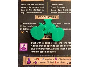 potion tokens games 3d print model - Mito3D