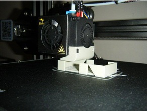 ender 3 ventilador de refrigeração ponta 3d a impressora os acessórios creality duto do 3d print model - Mito3D