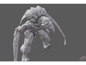 hookhorror creatures dnd miniature 3d print model - Mito3D