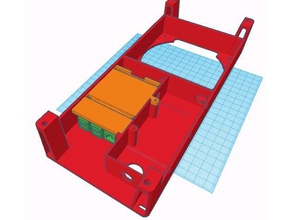 cr-10-120-mm-Lüfter montiert piplate 3d Drucker Teile raspberry pi 3d print model - Mito3D