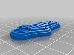 llavero de lowie llaveros personalizado 3d print model - Mito3D