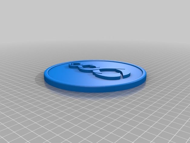 guild wars 2 afin de chuchotements accessoires insigne un trousseau clés logo médaillon 3D print model - Mito3D