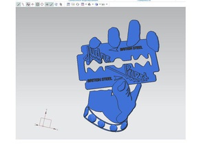 i judas priest, logo 2 magneti segni loghi 3d print model - Mito3D
