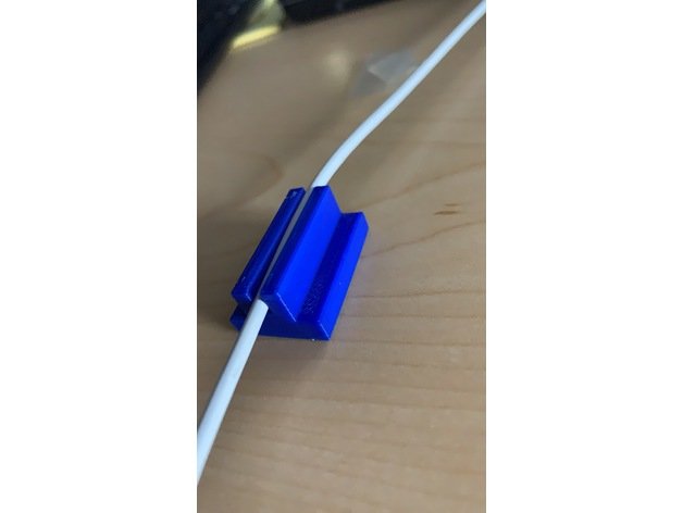 iphone del soporte cable móvil gestión de cables 3D print model - Mito3D