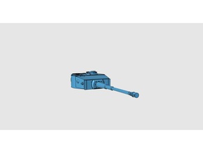 tigre vehículos allemagne guerre mondiale tanque mundo de los tanques 3d print model - Mito3D