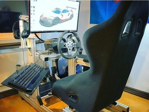 Tastatur-Unterstützung simrig automotive simracing 3d print model - Mito3D