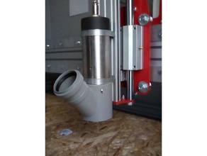 65 mm broche de bricolage collecteur poussière 3d print model - Mito3D