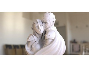 great king evil sculptures legend zelda 3d print model - Mito3D