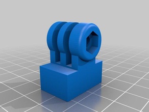 gopro lego monte 2x3 ladrillo la electrónica 3d print model - Mito3D