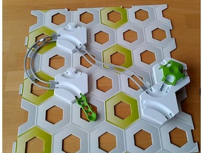 gravitrax 180&deg s-curve toys games 3d print model - Mito3D