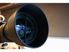 star spike masque de l'astrophotographie la caméra 68mm 70-300 70 mm l'astronomie canon diffraction hotte lentille capuchon d'objectif minolta nikon olympus panasonic pentax sigma sony les pointes tamron 3d print model - Mito3D