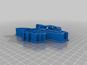 wolfpack cookie cutter kitchen dining 3d print model - Mito3D