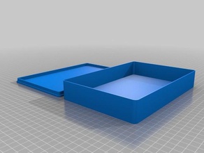 arredondado caixa de 216 144 33 recipientes personalizado 3d print model - Mito3D