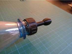 universal-sinus-Spülen Adapter Schraube soda-Flasche Nasen-Spülung neti Topf nasendusche Bad Flasche cap Wasser 3d print model - Mito3D