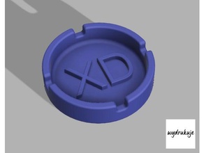 ashtray xd decor 3d print model - Mito3D