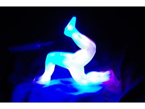 3 jambes de l'homme triskellion lumière usb décor les fêtes noël décoration led chaîne tynwald 3d print model - Mito3D