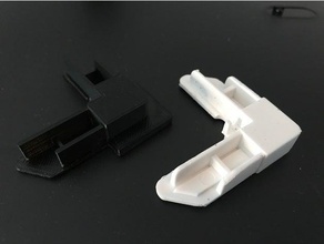 gli angoli dello schermo flangia coperchio acquario altri baldacchino flex fluval jumpguard 3d print model - Mito3D