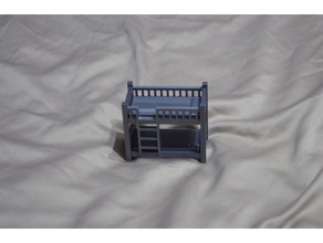 toymodel bunk bed furniture 3d print model - Mito3D