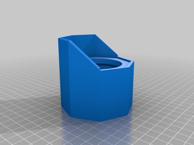 52mm octagonal gauge pod automotive 3D print model - Mito3D