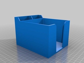 scatola di carta remix supporto della penna contenitori 3d print model - Mito3D