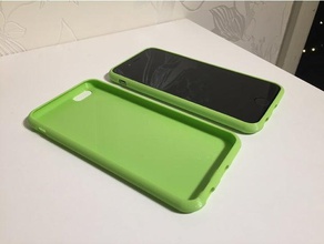 iphone 6 flex case perfect fit mobile 6s tpu 3d print model - Mito3D