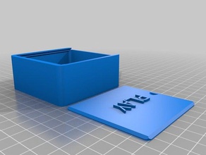 play round box lid tic-tac-toe storage containers customized 3d print model - Mito3D