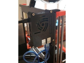 rpi3b prusa mk3 frame mount case 3d printer accessories 3d print model - Mito3D