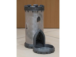 another dice tower shell bottle substitute 3d print model - Mito3D