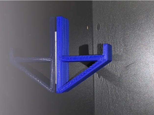 anzuelo simple de los hogares secador pelo 3D print model - Mito3D