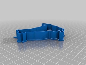 husky cookie cutter kitchen dining 3d print model - Mito3D