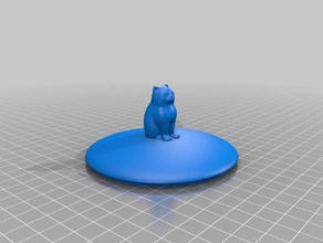 chat couvercle noeud celtique cylindre de stockage les animaux compagnie 3d print model - Mito3D