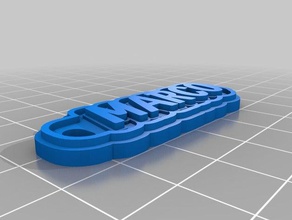 marco Anahtarlık özelleştirilmiş 3d print model - Mito3D