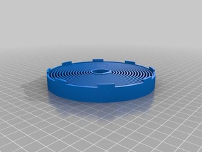 il mio personalizzato parametrico auto-bobina di riavvolgimento a molla 4jan 3d la stampante accessori 3d print model - Mito3D