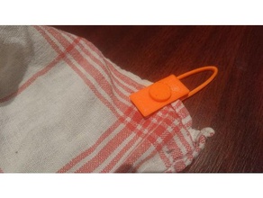 avvitabile asciugamano panno clip organizzazione nsfw 3d print model - Mito3D
